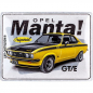 Preview: Blechschild Opel Manta gross 1